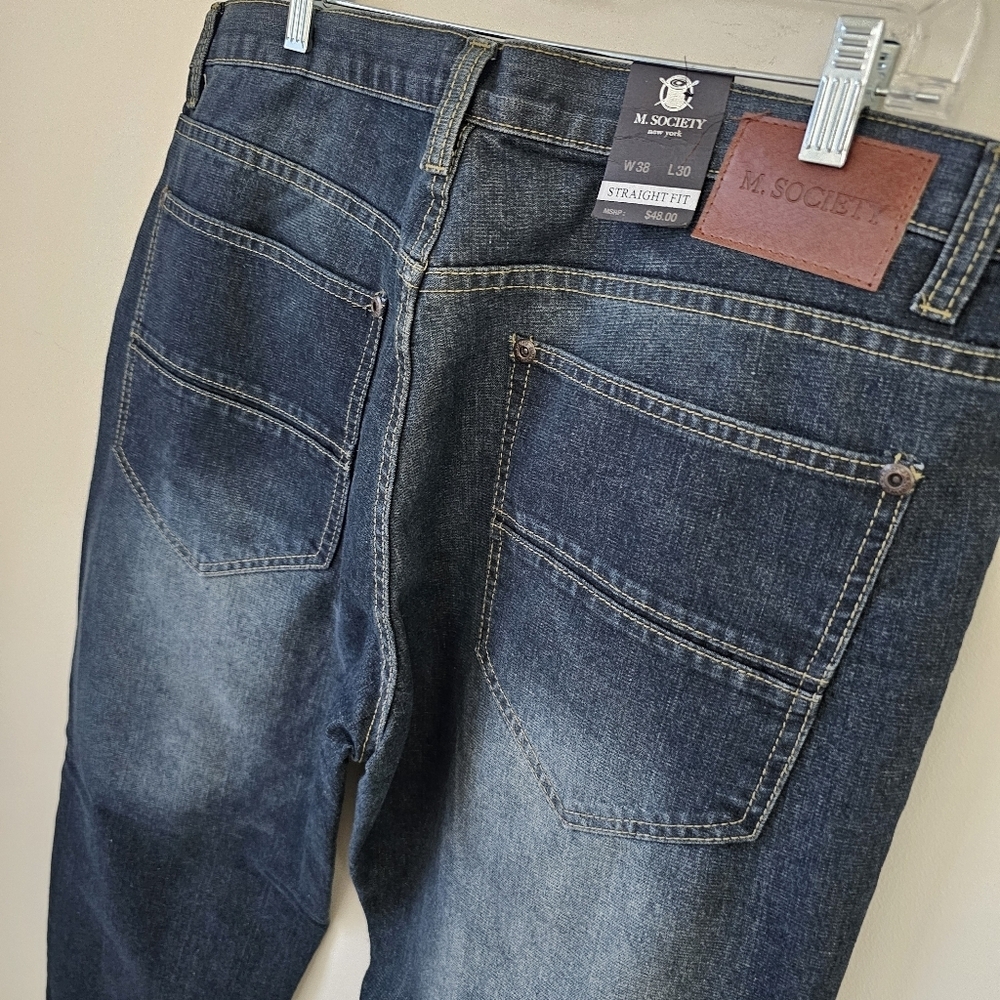 Men's Blue Jeans by M Society 38X30